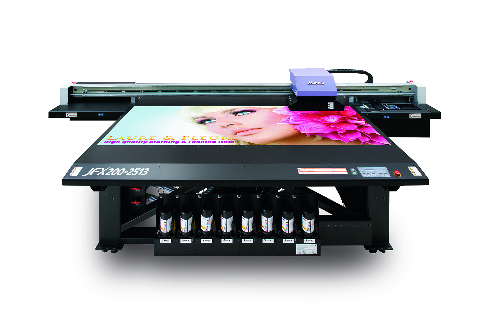 Mimaki’s multi-award winning JFX200 flatbed LED UV printer will feature on Hybrid’s stand at Sign & Digital UK 2015 