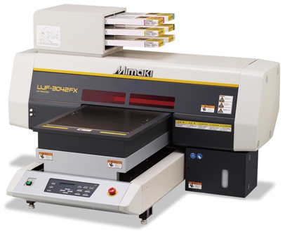 Mimaki's UJF-3042FX A3 flatbed LED UV printer benefits from a retail price of £14,995 this autumn.