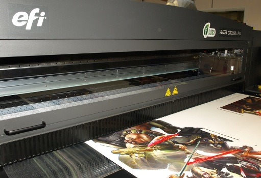 Nene Packaging’s new EFI VUTEk LED GS2000 LX Pro in action 