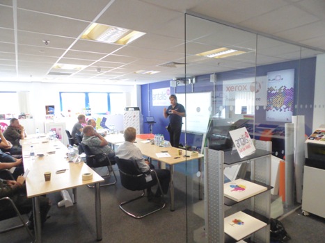 One of Antalis signmakers training course in action!
