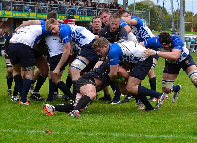 Macclesfield Rugby club's players sport team strips manufactured by O'Neills, using Mimaki print technology and bearing sponsor R A Smart's brand.