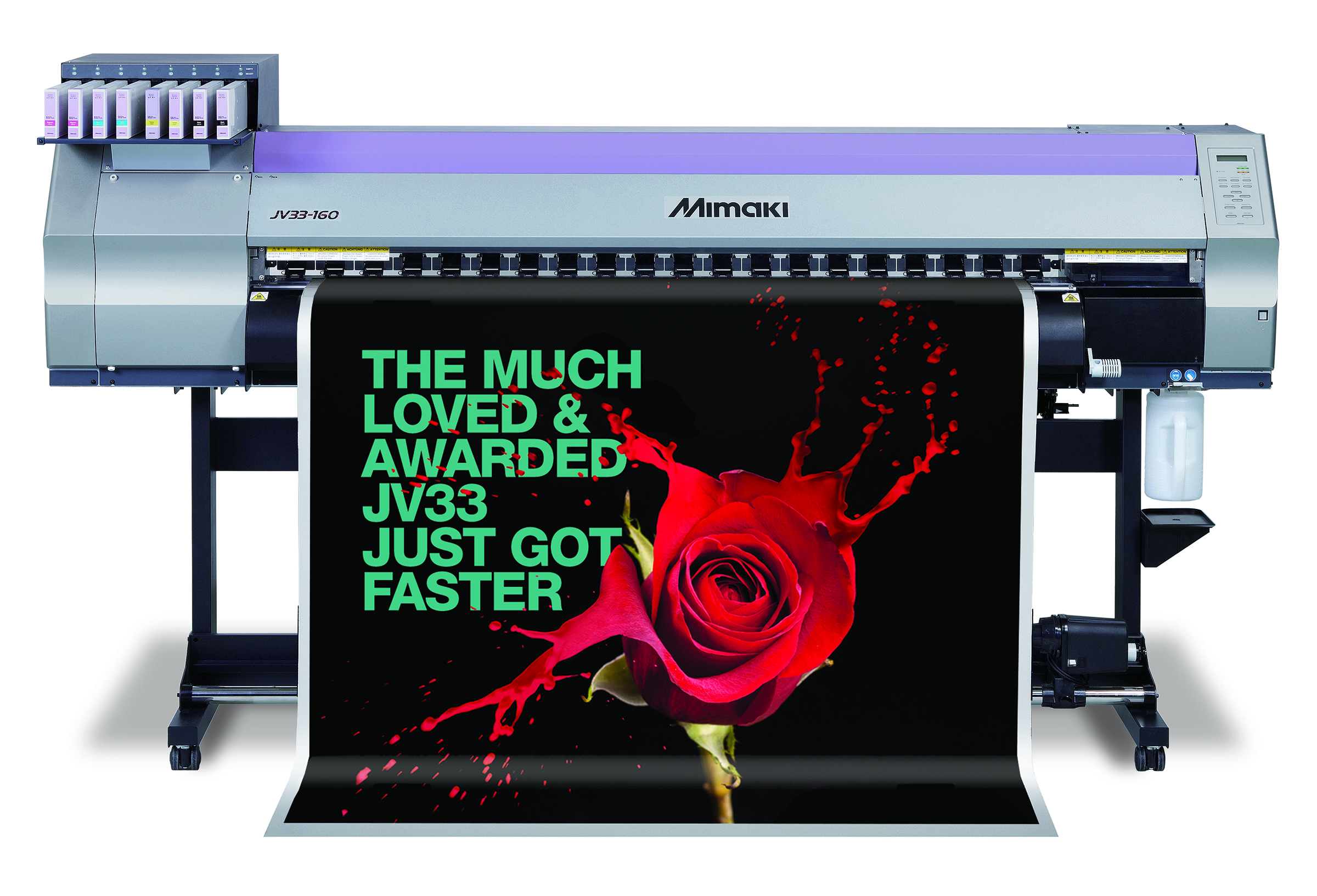 A third Mimaki JV33 has been installed at Rocket Graphics 